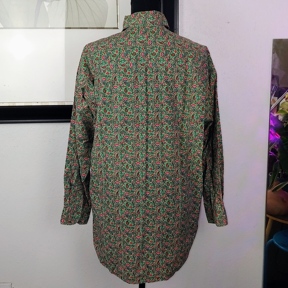 VINTAGE CK Floral Blouse, Size Medium - Picture 2 of 5